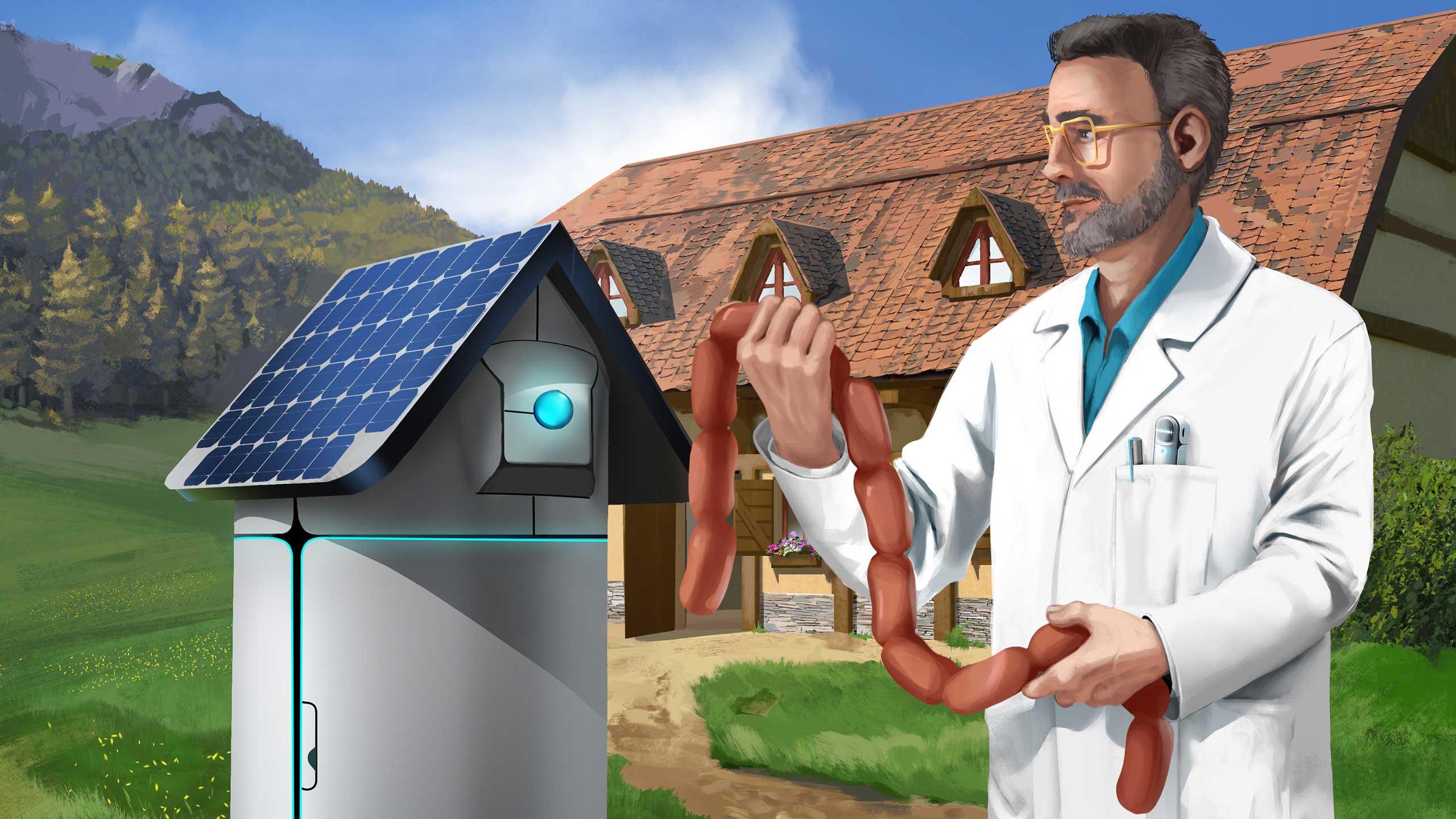 Albert a jeho nedymiaca udiareň